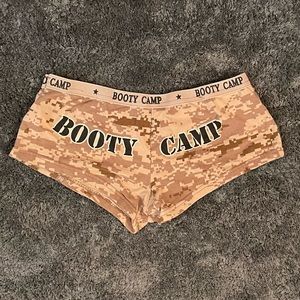 Desert Digital Camo ‘Booty Camp’ Boyshort/Cheekster Underwear Size Small
